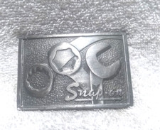 Snap On Tools Wyoming Studio Art Works Buckle USA Made Great Vintage Condition