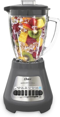 Oster Classic Series: 6 Cup Glass Blender Jar, 8 Speeds, Crush Pro 4 Blade, 700W