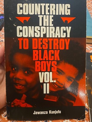 Vtg Book Countering the Conspiracy to Destroy Black Boys 1 &2 by Jawanza Kunjufu