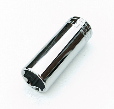 17mm Halfords Advanced 3/8'' dr. drive deep long 6 pt metric socket tool