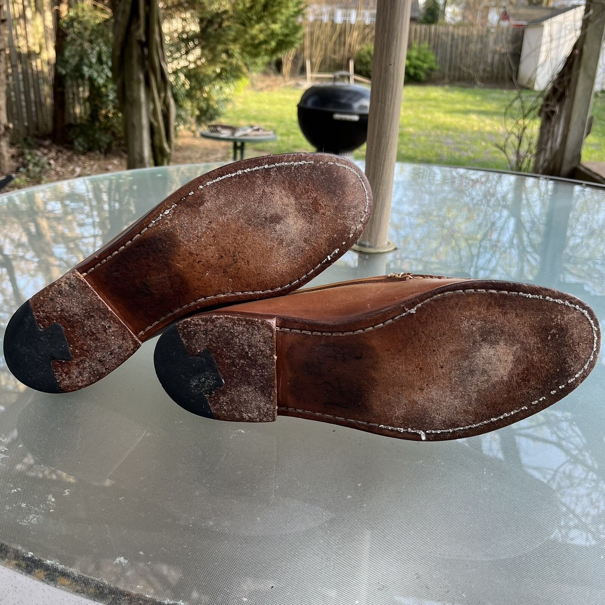 Rancourt Shell Cordovan Venetian Loafers 11D Caramel USA Patina Rancourt x Ralph Lauren “Eltham” Tan Shell Cordovan Penny  main image 2