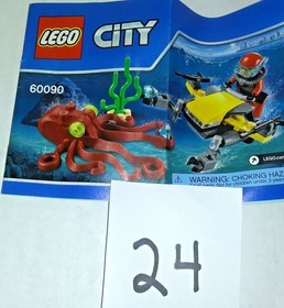 Lego City #60090 Octopus with Diver #24 Deep Sea Fun for Kids @ Christmas