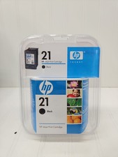 New Sealed HP 21 Black Ink Cartridge EXP MAR 2010