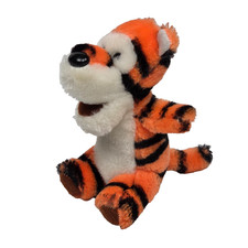Vintage Sears 6" Tigger Plush Small Stuffed Tiger Sitting Collectors Item Animal