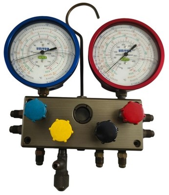 REFCO M4-3-DELUXE-DS-SUPER-CCL-CA 4681041 4-WAY MANIFOLD LBS BAR R22 R404A R134A