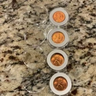 Set of 4 Lincoln Wheat Small Cent 1944-S copper BU RD Uncirculated San Francisco