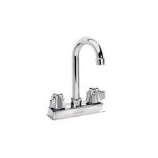 BK Resources BKD-3G-G 4 Center Deck Mount Faucet w/Spout