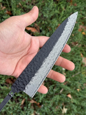 Damascus steel semi-finished blades, kitchen knives, chef's knives 995EA