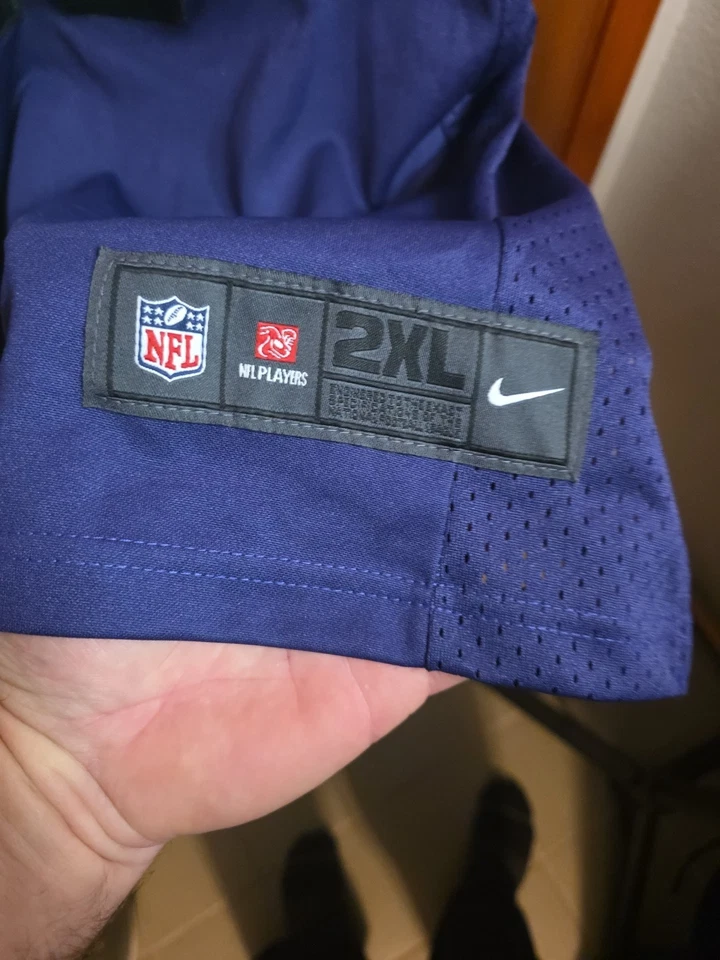 Camiseta cosida Ray Rice #27 Baltimore Ravens Nike Vapor NFL talla 2XL XXL Foto 4 de 4