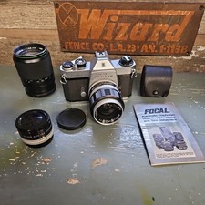 Honeywell Pentax Spotmatic SP II Camera w/ Super Lentar 35 mm lense plus READ