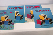 Set of 4 Bastien Piano Basics Books - Level 2 - Piano Technic Theory Performance