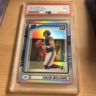CALEB WILLIAMS - 2024 OPTIC PREVIEW HOLO #327 RATED ROOKIE - PSA 9 - BEARS