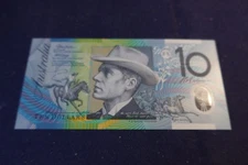 AUSTRALIA 2002-2009 POLYMER ISSUE, $10 P58b DATED 2003, MACFARLANE & HENRY - UNC