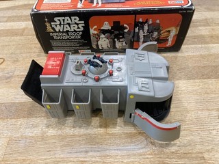 Vintage Star Wars Imperial Troop Transporter Vehicle with original box
