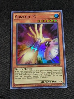 Yugioh - Contact ''C'' OP18-EN007 Super Rare NM