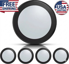 4 Pack 6 Led Disk Light Surface Mount 16.5w 1000lm 5000k Daylight Dimmable Black