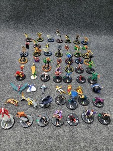 HeroClix DC Comics Miniatures Lot 60+ Figures WizKids Mixed Heroes Villains
