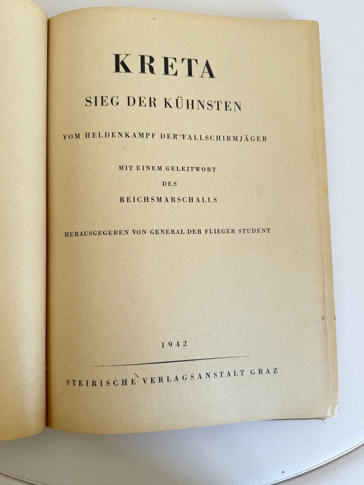 Kreta,Sieg der Kuhnsten 1942 Illustrates The Siege And Victory Of Kreta German - Image 3 of 4