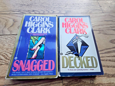 Lot of 2 Carol Higgins Clark Regan Reilly Mystery Paperbacks Decked Snagged