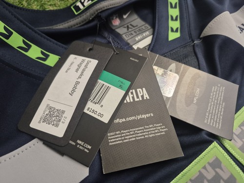 Nike Vapor FUSE Bobby Wagner Seattle Seahawks maglia uomo taglia XL nuova con etichette - Foto 8 di 11