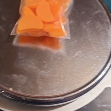 Artificial Orange Slice Segment Display Food, Orange Color