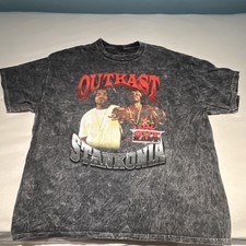 Outkast Stankonia T-shirt Graphique XL Noir 100% Coton Musique Rock & Pop