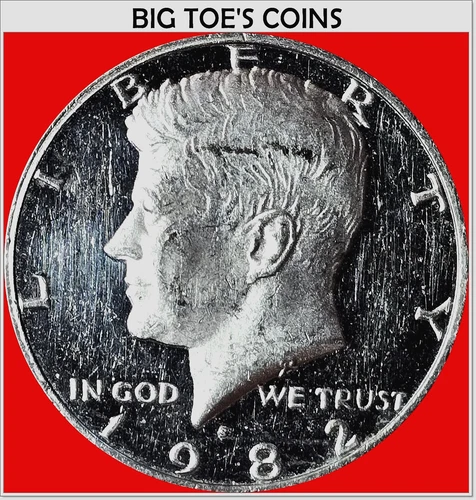 1982-S CLAD PROOF KENNEDY HALF DOLLAR,  BEAUTIFUL  PROOF COIN, FAST SHIPPING