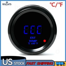 Universal 2 52mm Digital Blue Led Exhaust Gas Temp Gauge With 18npt Sensor Universal 2 52mm Digital Blue Led Exhaust Gas Temp Gauge With 18npt Sensor
