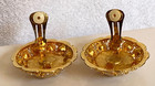 Auth Signed Chanel Earrings CC Faux Pearl  Crystal Yellow Gold Plate Clip on Vtg — photo 10