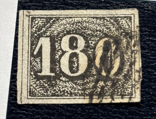 BRAZIL stamp 1850 Goat Eye 180R / FORGERY Ancient / AP883
