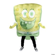 Inflatable SpongeBob SquarePants SpongeBob Jumpsuit Costume - Jazwares