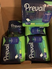 Prevail Disposable Underpads size Large 23" X 36" 15 Count 8 Packs
