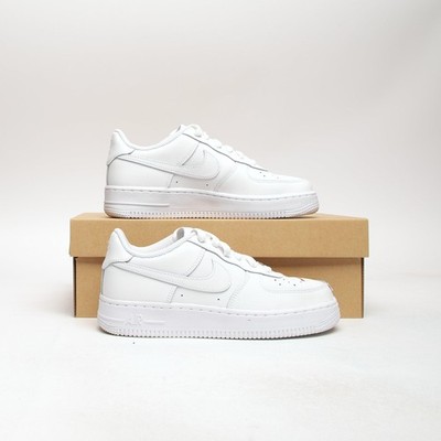 NIKE Air Force Low Junior White SIZE Trainers UK