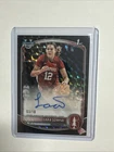 2025-26 Bowman Chrome Lara Somfai Auto Autograph Black /10 Stanford
