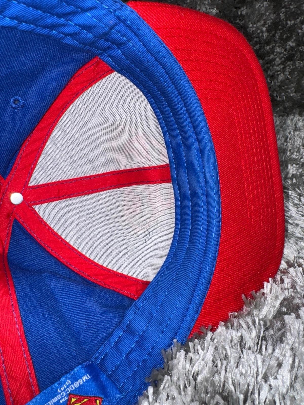 Superman Hat Cap Snapback One Size Multicolor DC … - image 8