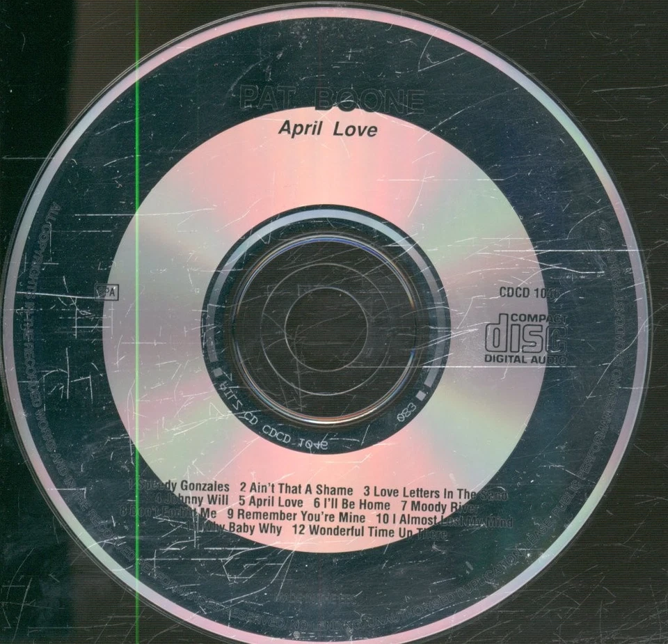Pat Boone April Love CD Europa Charly 1992 'Klassische Hits' Ausgabe CD CDCD1046 - Bild 3 von 3