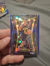2024-25 Panini Select - Mezzanine Cody Williams #394 Blue Cracked Ice Prizm (RC)