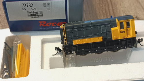 Roco Diesellokomotive NS 529, gelb/grau, mit blauem Rundumlicht, analog , 72732 | Condition: Neu: Sonstige (siehe Artikelbeschreibung)