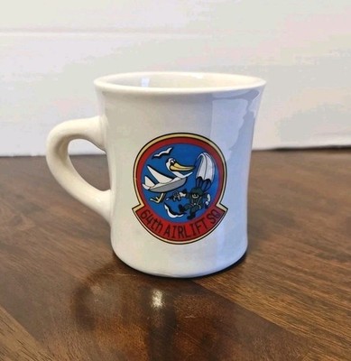 Vtg 64th Airlift Squadron Air Force 8 oz Mug The Ultimate Mil-Art China Co, Inc