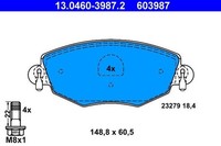 Ate BremsbelÄGe Passend FüR Ford Mondeo B4Y B5Y Bwy Jaguar X-TYPE X400