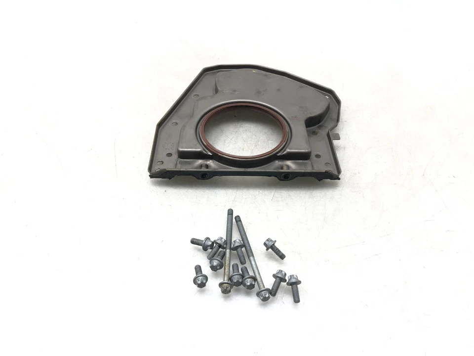 Mercedes W222 S550 2014-2017 4,6 L motor M278 placa de sellado trasero OEM Foto 2 de 4