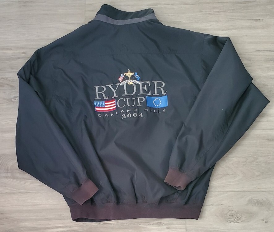 Ryder Cup 2004 プルオーバー（Oakland Hills） Oakland Hills Ryder Cup 2004 Pull Over Black 1/4 Zip Jack