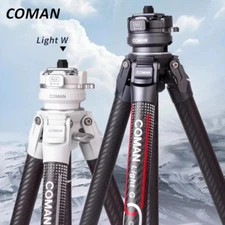 COMAN Light W/G DSLR Travel Video Tripod Monopod 6KG Playload 360° Panorama Head