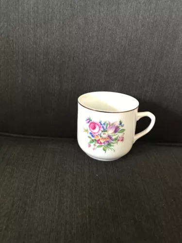 Vintage Czech Pottery Ceramic Coffee Mug