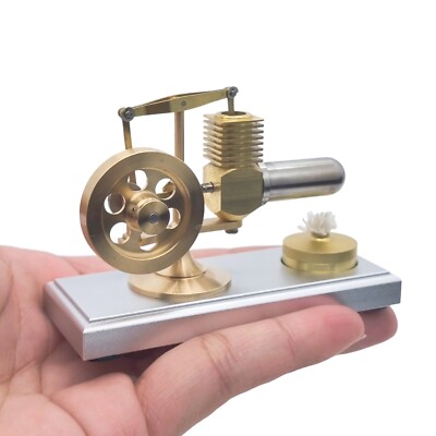 Hot Air Stirling Engine Motor Model Kit Educational Toy Electricity Generator