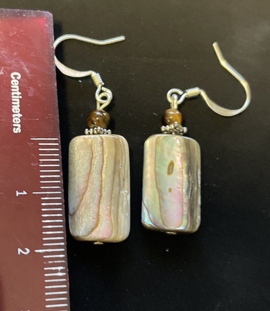 Beautiful Ocean Long Rectangle Shaped Abalone Sea… - image 5