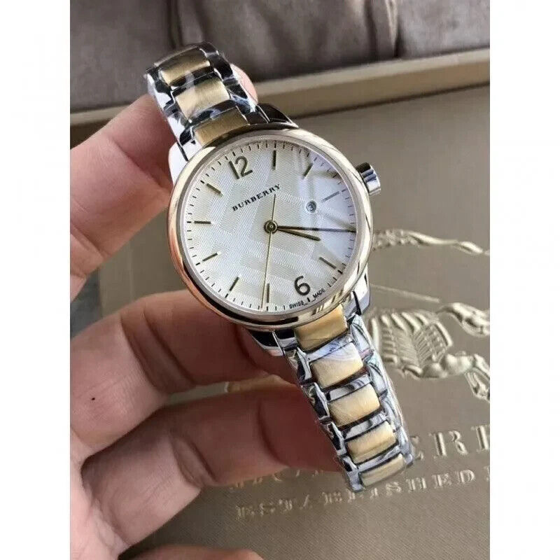 Burberry The Classic BU10118 Two Tone Women's Watch Swiss Burberry The Classic BU10118 Two Tone Women's Watch Swiss