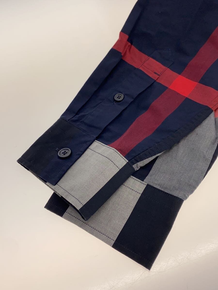 【BURBERRY】長袖シャツ・ XL ・黒×青 BURBERRY 中古 バーバリーロンドン LONDON 長袖 シャツ チェック