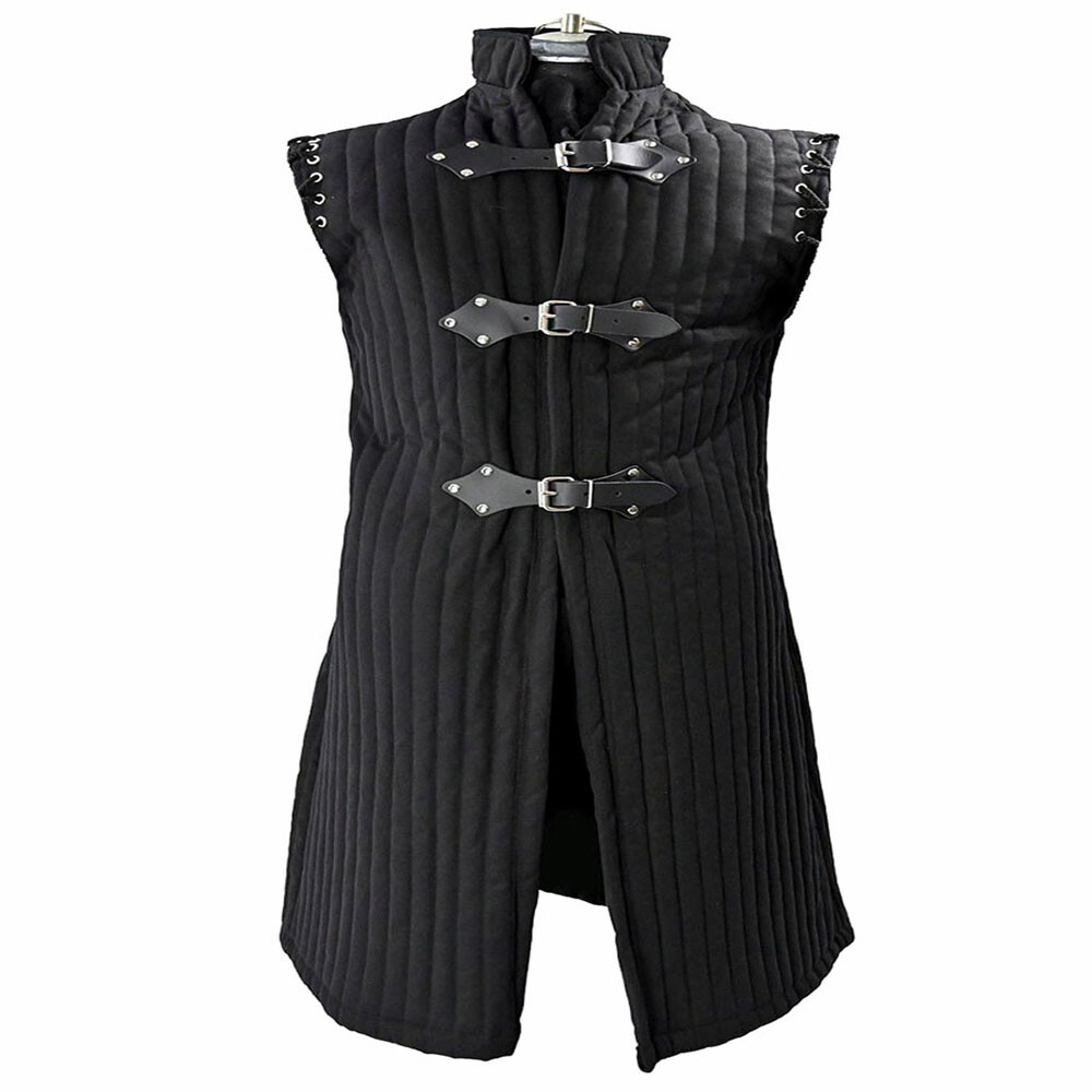 Gambeson Chaleco Medieval Protección Renacimiento Acolchado Disfraz Cosplay