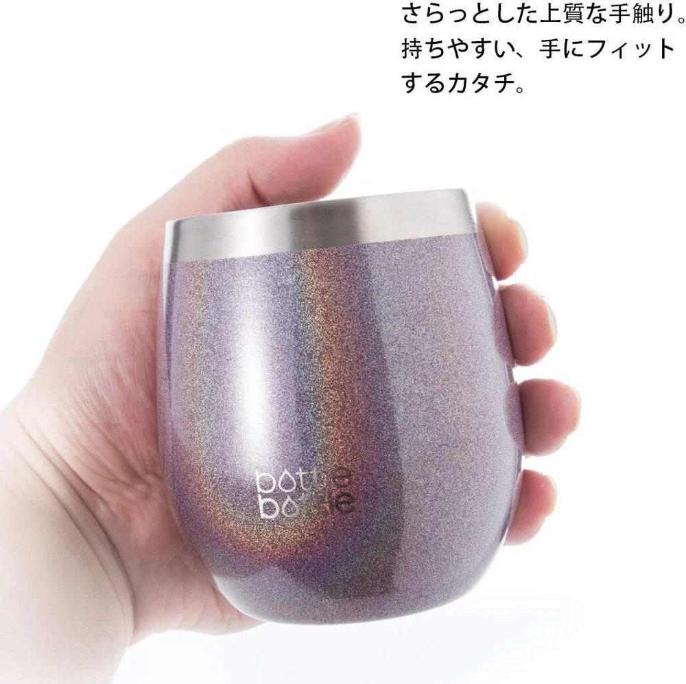 Tumbler Stainless Steel 250ml with Lid Vacuum Insulated Straw Heat Retention Men